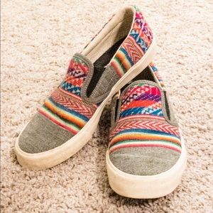 Inkkas woven texture slip-ons sz 8